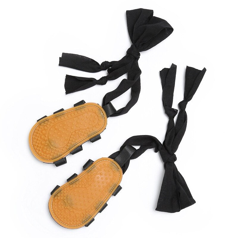 Girls Rome Sandals Summer PU Leather Baby Girls Flat Heels Lace-up Sandals Baby High Gladiator Sandals Fashion Toddler Shoes